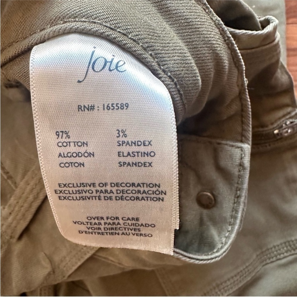 Joie cargo style pants Ankle zip 10 - Picture 5 of 8